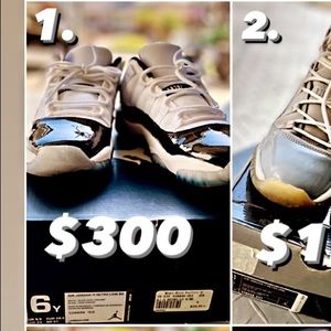 Jordans 11s Concord low.